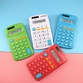 thumbnail image 4 of Basic Standard Calculators Mini Digital Desktop Calculator with 8-Digit LCD Display, Battery Solar Power Smart Calculator Pocket Size for Home School for Kids Holiday Savings Gifts, 4 of 6