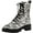 Zebra Calf Hair, variant on Dolce Vita Womens Gregor Calf Hair Mid Calf Lace-Up Boot B/W 8.5 Medium (B,M)