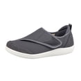 thumbnail image 2 of TISHITA Chaussures de Marche pour Homme à Tige Basse, Amorti, Bride Ajustable, Larges, Bout Rond, Ballerines 43 Gris Foncé, 2 of 8