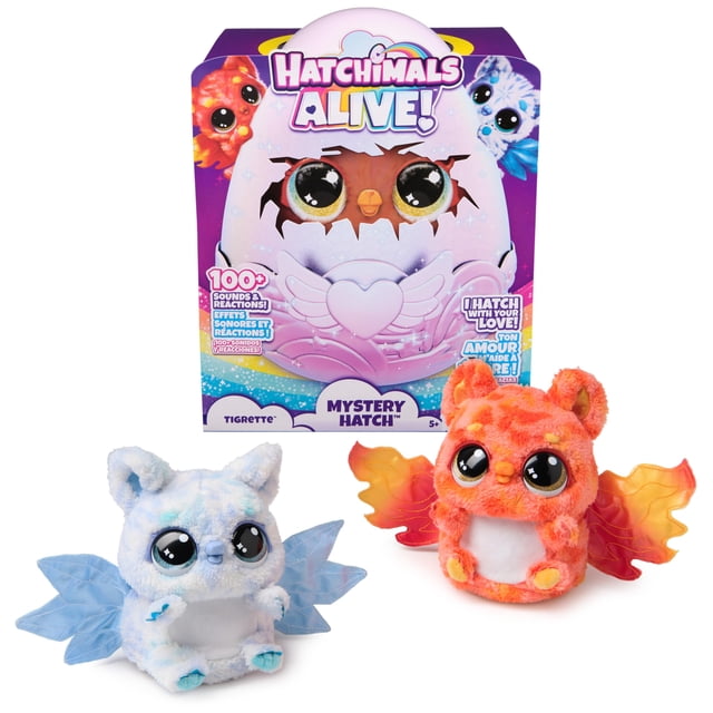 Juguete interactivo Hatchimals Alive Mystery Hatch Tigrette