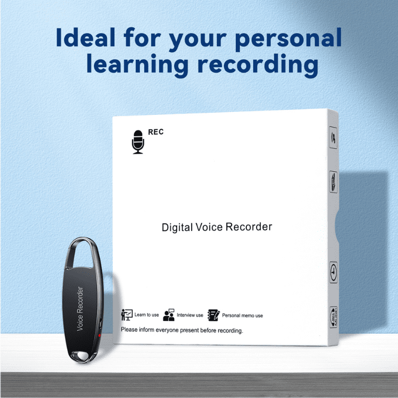 Telele 32GB Voice Recorder Voice Activated Recorder for Meeting Lecture Student