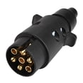 thumbnail image 1 of Enchufe Para Remolque, Enchufe Para Remolque, Alta Conductividad, Negro, 12 V, Para Caravana, Coches, Camiones, 1 of 7