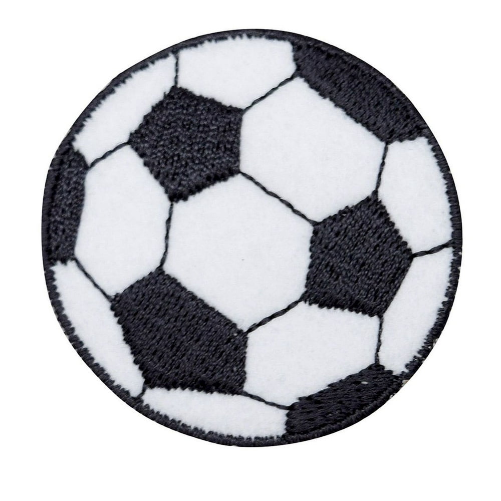 Large Soccer Ball Iron on Applique/Embroidered Patch