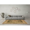thumbnail image 3 of Ahgly Company Indoor Square Persian Brown Traditional Area Rugs, 3' Square, 3 of 4