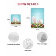 thumbnail image 7 of Easter Kitchen Dish Towels for Drying Dishes Set of 3, Bunny Colorful Eggs Spring Floral Botanical Waffle Weave Microfiber Hand Tea Bathroom Towels Quick Dry & Absorbent Towel 12x12, 7 of 7
