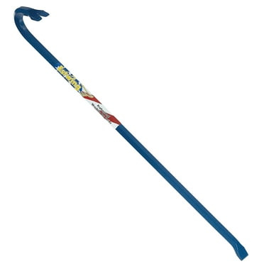 Estwing Gooseneck Wrecking Bar - 3/4" x 30" Pry Bar with Angled Chisel End & Forged Steel Construction - EWB-30