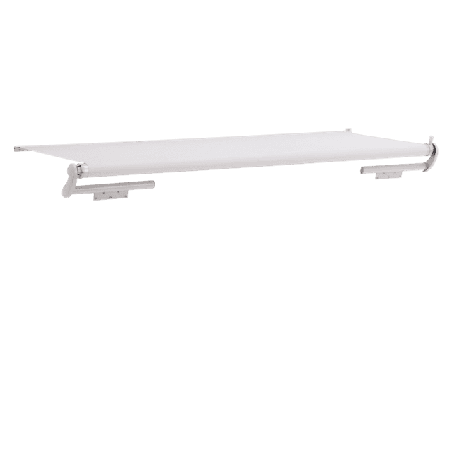 Dometic Awning 98001CQ.156B DELUXE SLIDETOPPER; Slide-Out Awning; Automatically Extends/Retracts With The Slide Out; 156 Inch Length; Polar White; Vinyl; Polar White Vinyl Weather Cover
