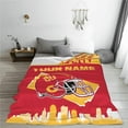 thumbnail image 6 of Custom Kansas City Blanket Personalized Throw Blankets Name and Number for Men Women Boy Football Style Decor Gifts, 6 of 6