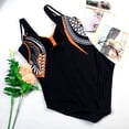 thumbnail image 5 of Women's Backless Print Siamese Swimsuit Bikini Set Beachwear S-XXL, 5 of 5