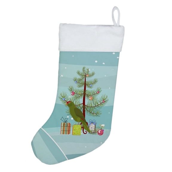 Amazon Parrot Merry Christmas Christmas Stocking 13.5 in x 18 in