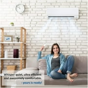 2 Zone Mini Split 9000 12000 Ductless Air Conditioner Pre-Charged Dual Zone Mini Split 22.5 Seer