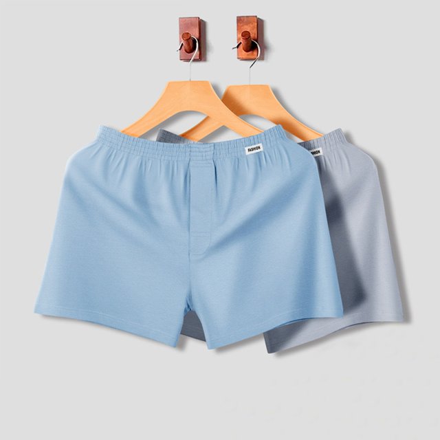 Man Fashion Solid Color Sleeping Pants Loose Shorts Pajamas Shorts