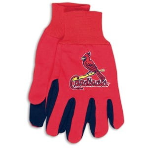 St. Louis Cardinals Two Tone Gloves Adult Size by Wincraft, Inc.