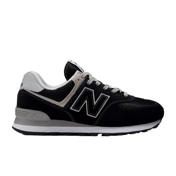 New Balance ML574EVB: Men's 574 Core Sneaker, BLACK/WHITE