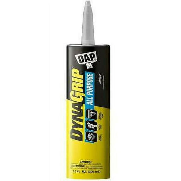 2pk Dap 27501 DynaGrip All Purpose Interior Construction Adhesive, 10.3 Oz