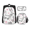thumbnail image 1 of Balery Alpacas and Hearts Mochila Escolar 3 en 1 para Niños - Mochila Resistente con Lonchera Térmica y Estuche - Mochila Escolar para Niños y Niñas, 1 of 7