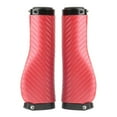 thumbnail image 2 of 2Pcs Universal Mountain Bike Handlebar Grips Bicycle Grips MTB Anti Long Red, 2 of 7
