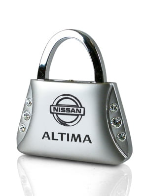 Nissan Altima Clear Crystals Purse Shape Key Chain