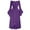 01 Purple, variant on Fewfanhot Women's Dresses Gothic Witch Dress Medieval Renaissance Halloween Dress