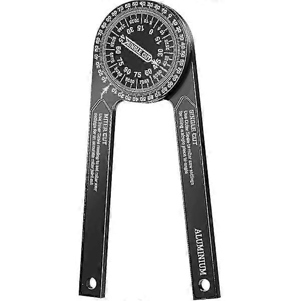 Aluminum Protractor Miter Saw Ruler - Angle Finder for Carpentry and ...
