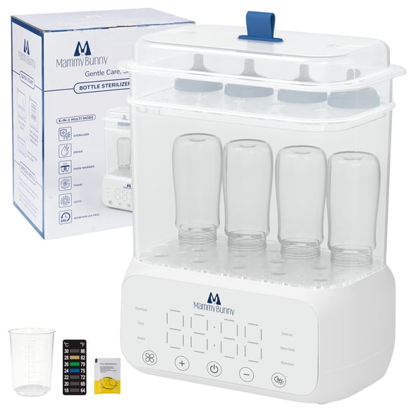 Esterilizador de Biberones MammyBunny 3 en 1 con 6 Modos
