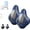 2Pcs*Blue, variant on Pelvic Floor Muscle Trainer for Male and Female, Pelvic Floor Exercise Devices, 6-Speed Adjustment Kegel Exerciser, Three Point Positioning Massage, Fit PC Muscle, Quite Design