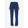 thumbnail image 3 of MED COUTURE Women Yoga 1 Cargo Pocket Pant, Color: Navy, Size: XS (8747-NAVY-XS), 3 of 5
