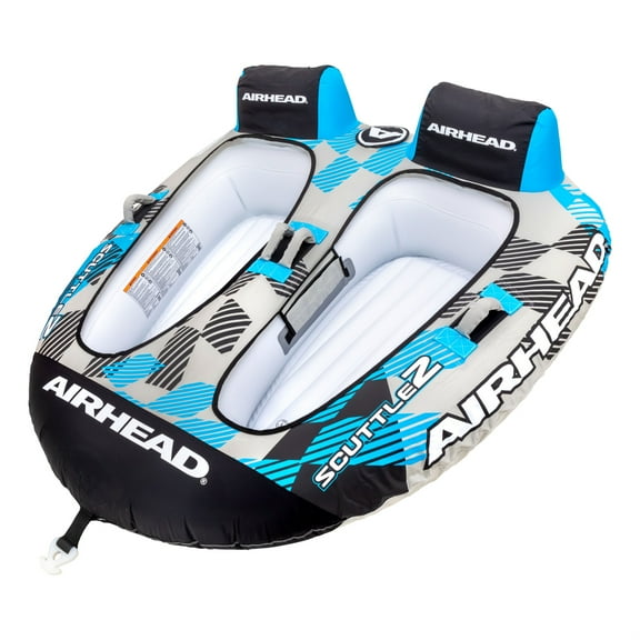 Airhead AHT50190BBK SCUTTLE 2-Rider Towable Tube - Blue/Black