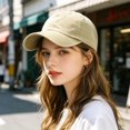thumbnail image 4 of bestolf Semi-Hollow Top Baseball Cap, Baseball Cap with Ponytail Opening, Quick-Dry Fabric Sun Protection Hat for Running Cycling Fitness Activities, 4 of 8