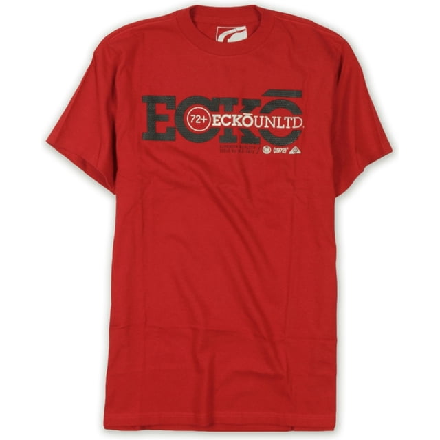 Ecko Unltd. Camiseta con gráfico de trazador de alcance para hombre, roja, extragrande
