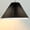 Black, variant on Large Pleated Lamp Shade for Arc/Arched Floor Lamps Replacement spider lampshade 5.9"Top X 21.5"Bottom X 13.8"High-Black