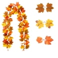 thumbnail image 2 of LSLJS Halloween Decorations Simulated Maple Leaves Halloween Simulation Green Plants Bar Home Garden Decorations, Halloween Decorations, Halloween Party Favors, 2 of 6