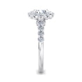 thumbnail image 3 of Bow Jewel 1.9 Ct Brilliant Round Cut Engagement Wedding Ring - Classic Halo-Style Ring - Lab-Created Simulated Diamond - 14K White Gold Plated - Women's Engagement Wedding Ring with Prong Setting, 3 of 3