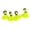 Yellow Hairy, variant on CEORPER 4Pcs/Set Strike Indicator for Fly Fishing Tackle Accessory Fishing Floating Foam