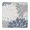 Blue Floral and, variant on Blue Floral and Petal Pattern Square Fitted Tablecloth with Elastic Edge,Square Table Cover,Washable Elastic Table Cover for Home Kitchen Party Decor 34"x34"