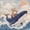 Sky Cream, variant on Castle Fairy Retro Cat Riding Whale Twin Sheets 3pcs,Wave Mountain Kitten Art Bedding,Sky Cream,1 Fitted Sheet,1 Flat Sheet and 1 Pillowcase