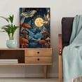 thumbnail image 5 of Cosmic Moth and Mushroom Wall Art Canvas Print， Mystical Night Sky Decor. Perfect for Living Room， Bedroom， Office， Dining Room， Gaming Room., 5 of 8