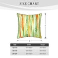 thumbnail image 4 of YFYANG Square Velvet Decorative Throw Pillow, 16"x16" Green Abstract Watercolor Texture Pattern Sofa Bed Cushion Pillows, 4 of 7