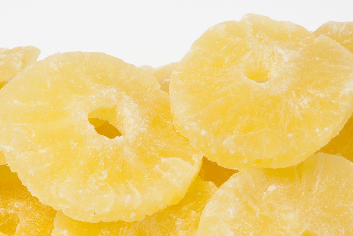Bulk Pineapple Rings Dried And Sweetened 25 Pound Wholesale Box