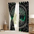 thumbnail image 3 of Homewish Tree Of Life Black Out Curtains For Teens Boys Girls,Bohemian Theme Curtains Pack of 2 (42x63 Each),Starry Sky Bedroom Curtains,Luxury Bedroom Decor, 3 of 6