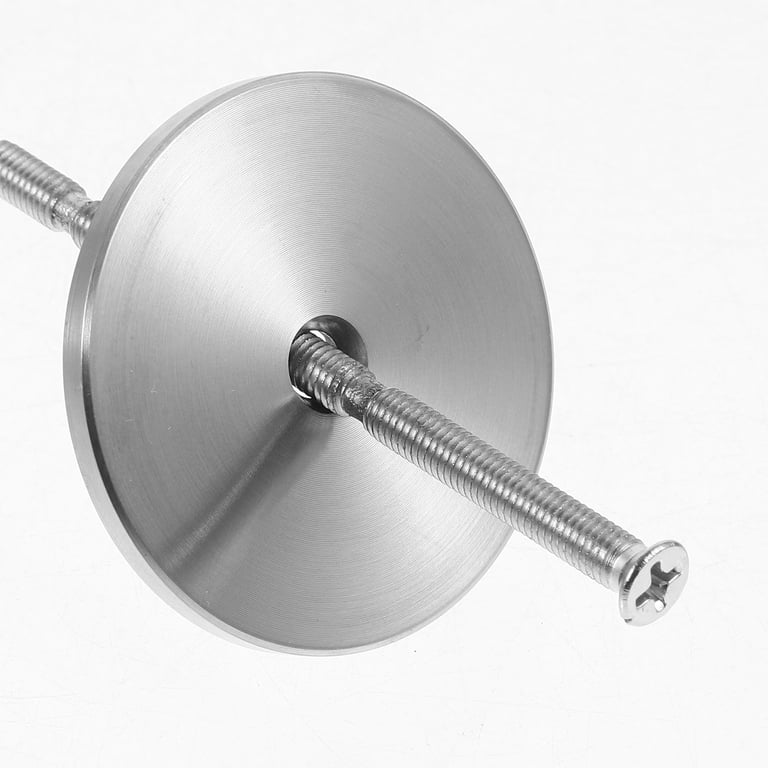 Stainless Steel Door Hole Cover Plate – 2-5/8" Diameter, Fits 1-3/8" To 2-1/8" Thick Doors, Includes Mounting Hardware
