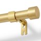 thumbnail image 1 of Barra de Cortina Zeerobee Ajustable 81-122 cm Oro Cepillado, 1 of 8