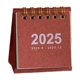 thumbnail image 1 of Xihbxyly Mini Calendario de Escritorio, Diseño Compacto para Decorar La Mesa, Números Fáciles de Ver y Fechas Claras, Elegante Accesorio para La Oficina En Casa, Idea de Regalo para Organizar a Los C, 1 of 7