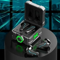 Oggfader Wireless Earbuds Box Styling In ear Bluetooth Wireless Headset Esports Gaming HD Sound Quality Bluetooth 5.3 Headset IPX4 Grade Headset Gray