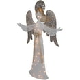 thumbnail image 3 of Northlight 49.25" LED Lighted White and Gold Angel Christmas Decoration, 3 of 7