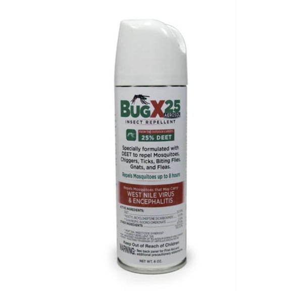 BugX25 Insect Repellent With 25% DEET, Repels Mosquitos For Up To 8 Hours