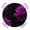 Purple, variant on Modern Brown Beige Round Tablecloth for 36-44 Inch Tables, Fitted Table Cover with Elastic Edge, Grey White Color Blocks Waterproof Outdoor Table Cloth Protector for Patio Garden Dinner Picnic