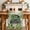 Green Beige, variant on St. Patrick's Day Table Runner - 108 Inch Long Spring Green Truck Clovers Flowers Plaid Cotton and Linen Blended Dress Scarves Farmhouse Table Runner for Kitchen Dining, Coffee Table, 13" x 108"