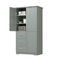 thumbnail image 6 of ChromaCore Tall Wide Storage Cabinet with 3 Doors & 3 Drawers and Adjustable Shelves for Home,Office,Assembly Required, 6 of 7