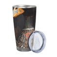 thumbnail image 2 of Susaid Graffiti Cool Duck Print 20oz Car Cup,Insulated Coffee Cup Fully Spill Proof Travel Coffee Mug, Stainless Steel Tumbler for Work Home Outdoor Car-Straw Two-piece Set, 2 of 8